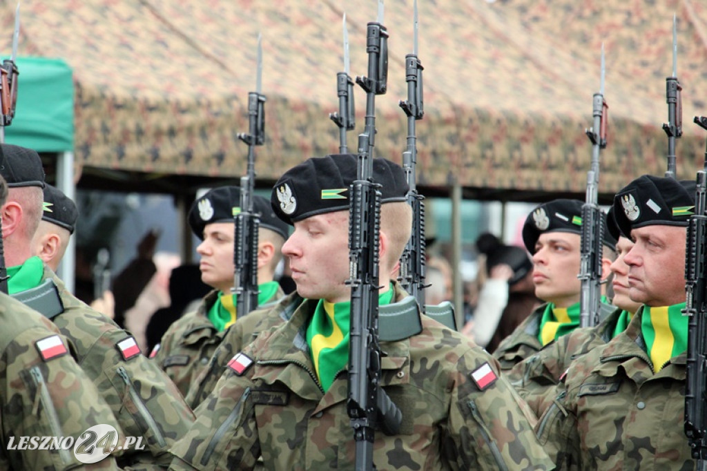 Przysięga wojskowa w Lesznie, marzec 2026
