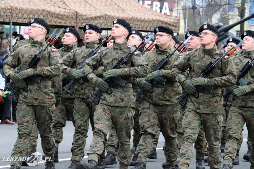 Przysięga wojskowa w Lesznie, marzec 2026