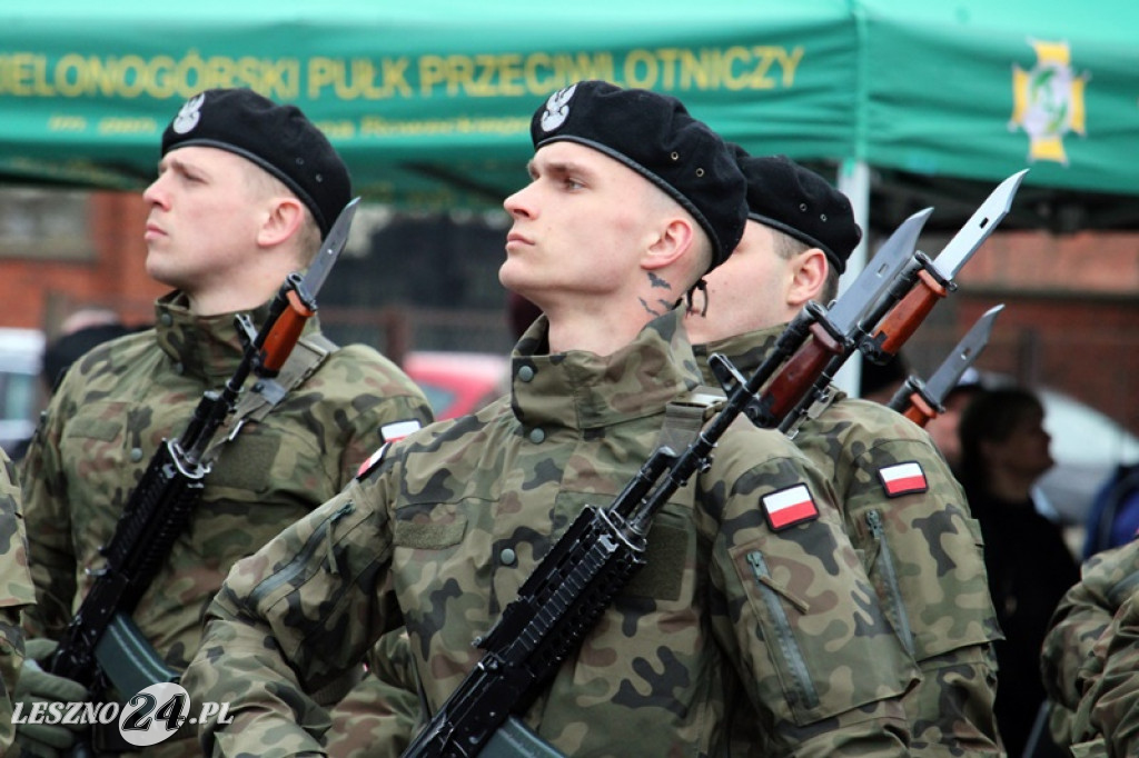 Przysięga wojskowa w Lesznie, marzec 2026