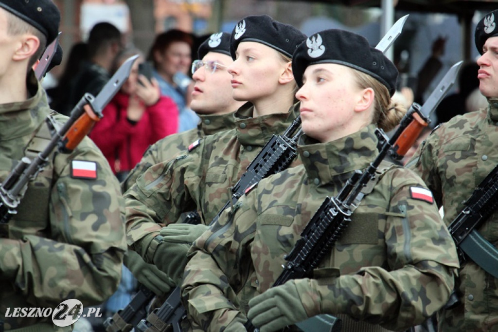 Przysięga wojskowa w Lesznie, marzec 2026