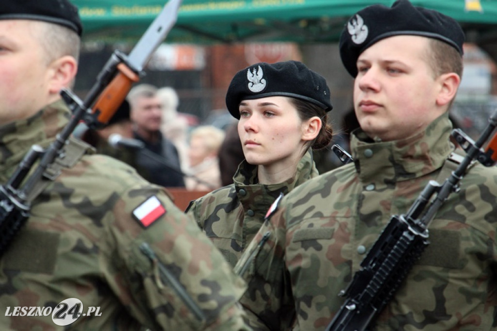 Przysięga wojskowa w Lesznie, marzec 2026