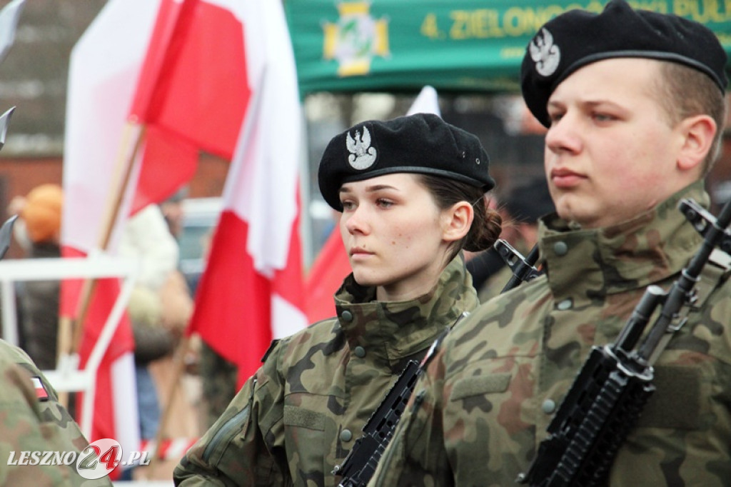 Przysięga wojskowa w Lesznie, marzec 2026