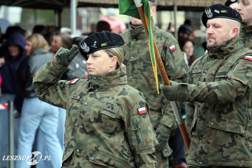 Przysięga wojskowa w Lesznie, marzec 2026