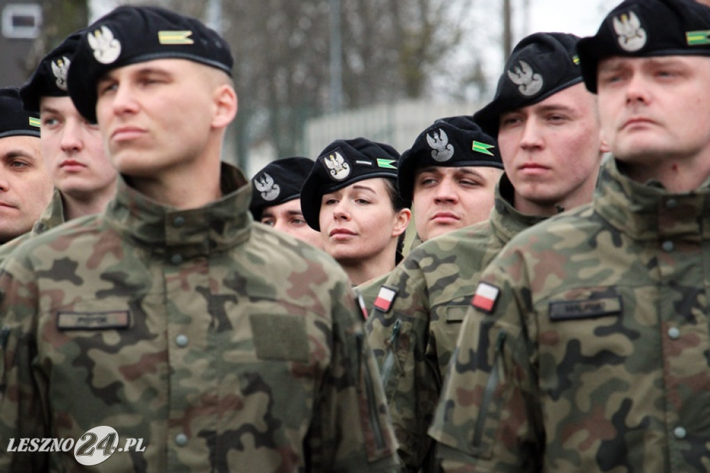 Przysięga wojskowa w Lesznie, marzec 2026