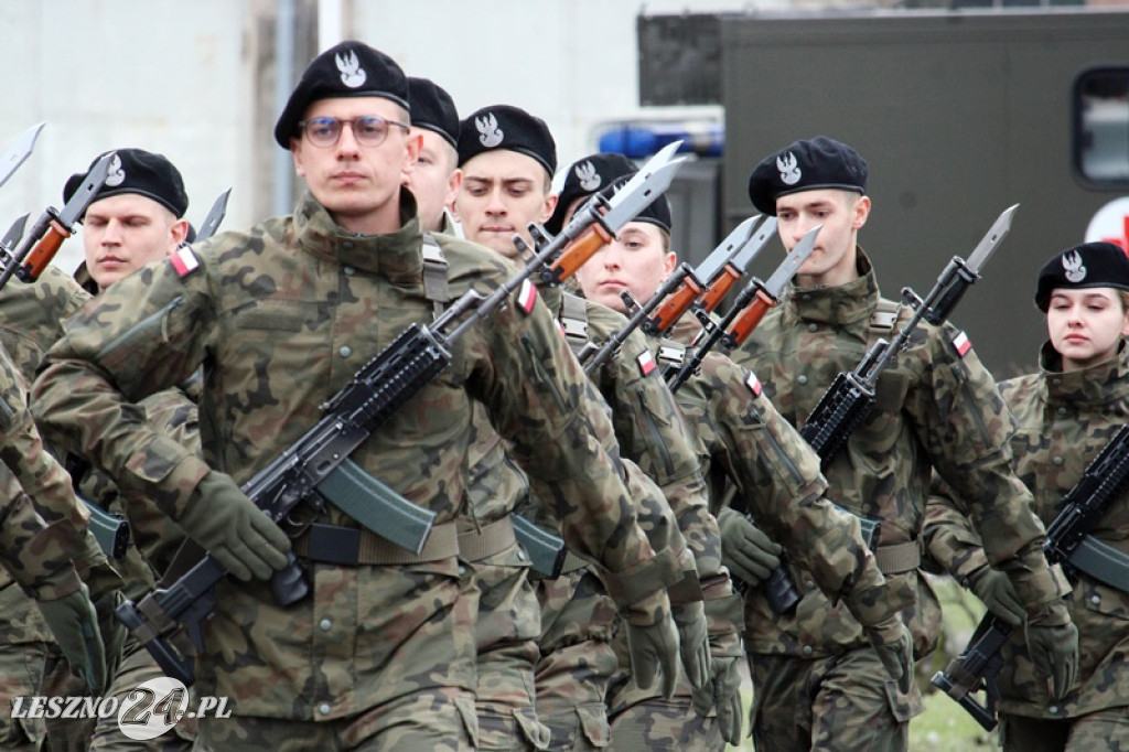 Przysięga wojskowa w Lesznie, marzec 2026