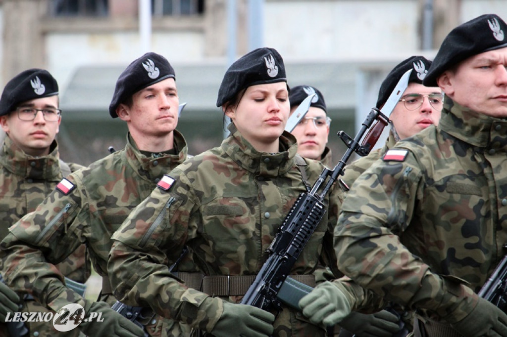 Przysięga wojskowa w Lesznie, marzec 2026