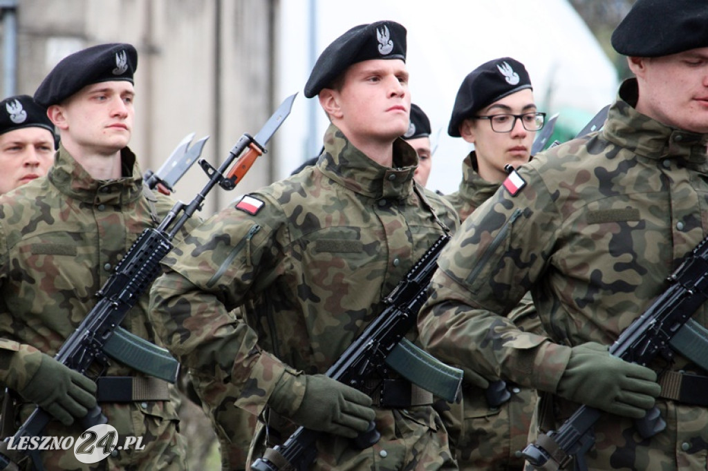 Przysięga wojskowa w Lesznie, marzec 2026