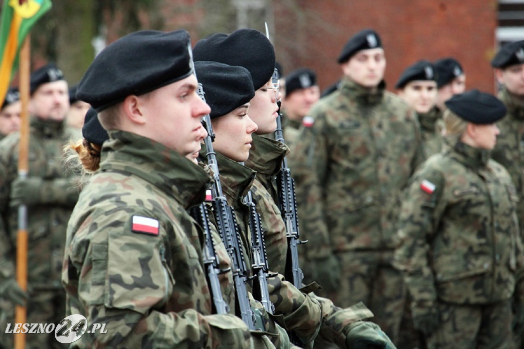 Przysięga wojskowa w Lesznie, marzec 2026