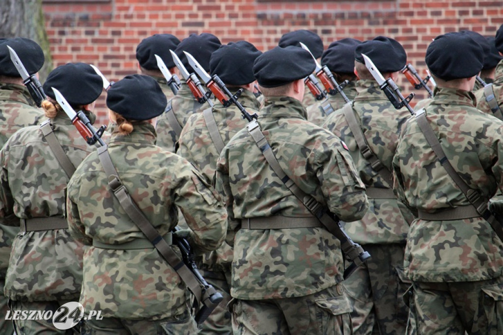 Przysięga wojskowa w Lesznie, marzec 2026