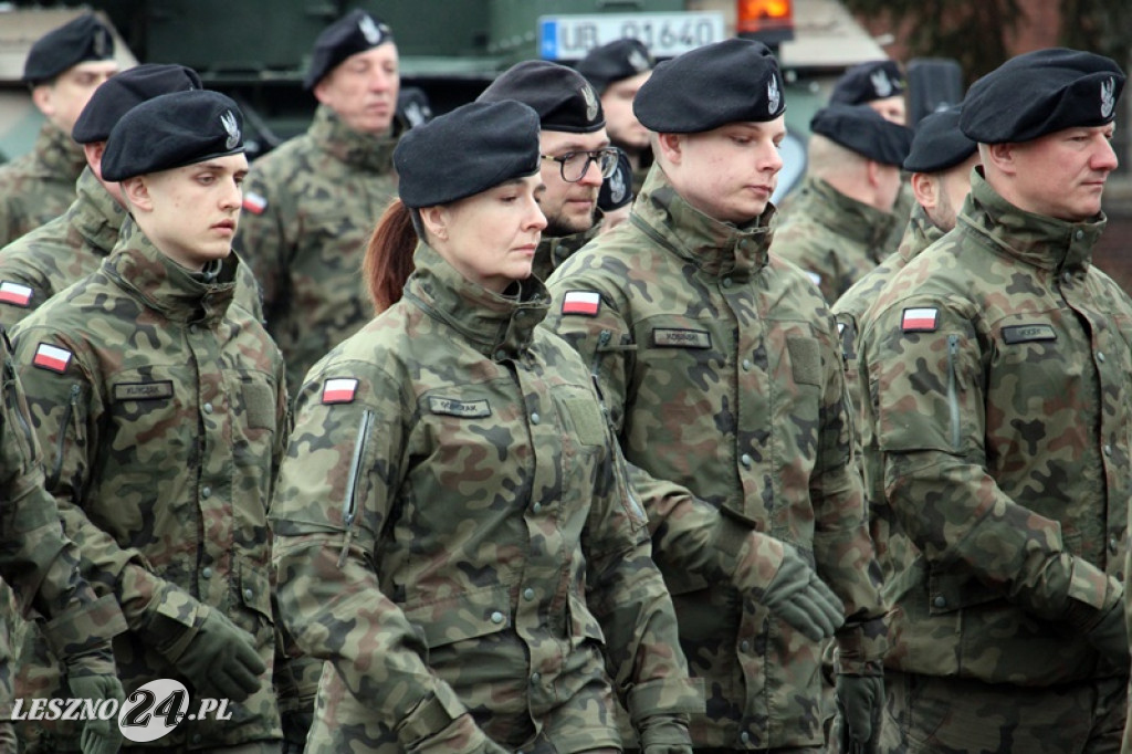 Przysięga wojskowa w Lesznie, marzec 2026