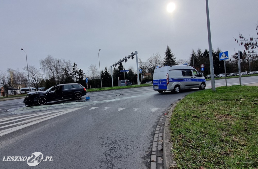 Zderzenie na al. Konstytucji 3 Maja z ul. 55 Pułku Piechoty