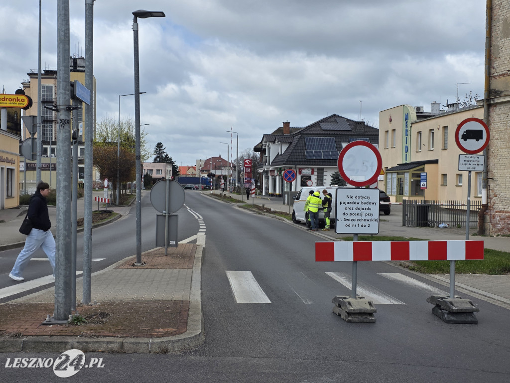 Przebudowa ulicy Święciechowskiej w Lesznie