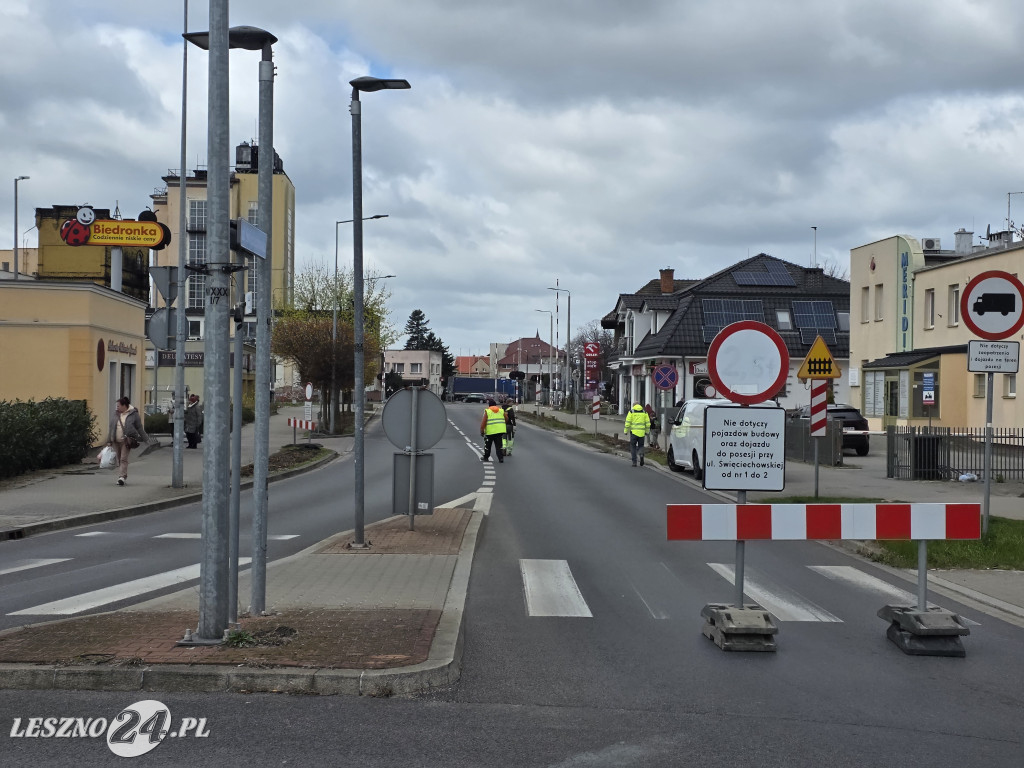 Przebudowa ulicy Święciechowskiej w Lesznie