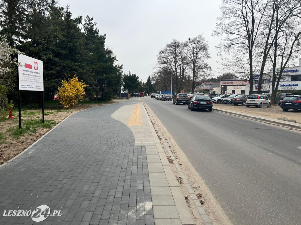 Kolejny etap modernizacji ulicy Kiepury w Lesznie