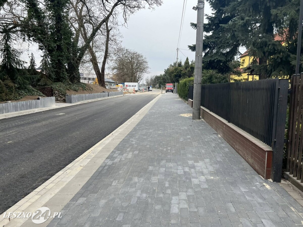 Kolejny etap modernizacji ulicy Kiepury w Lesznie