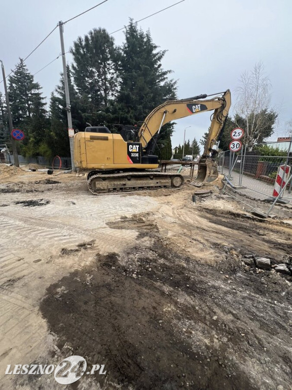 Kolejny etap modernizacji ulicy Kiepury w Lesznie