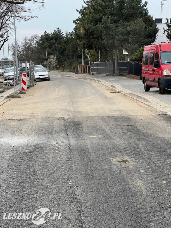 Kolejny etap modernizacji ulicy Kiepury w Lesznie
