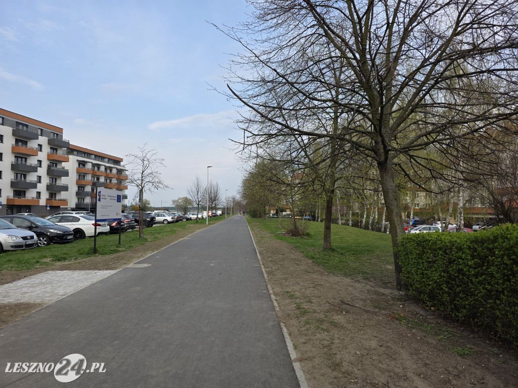 Nowa ścieżka pieszo-rowerowa w Lesznie