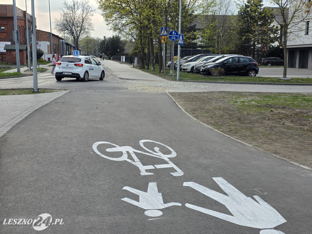 Nowa ścieżka pieszo-rowerowa w Lesznie