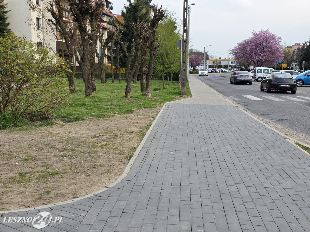 Nowa ścieżka pieszo-rowerowa w Lesznie