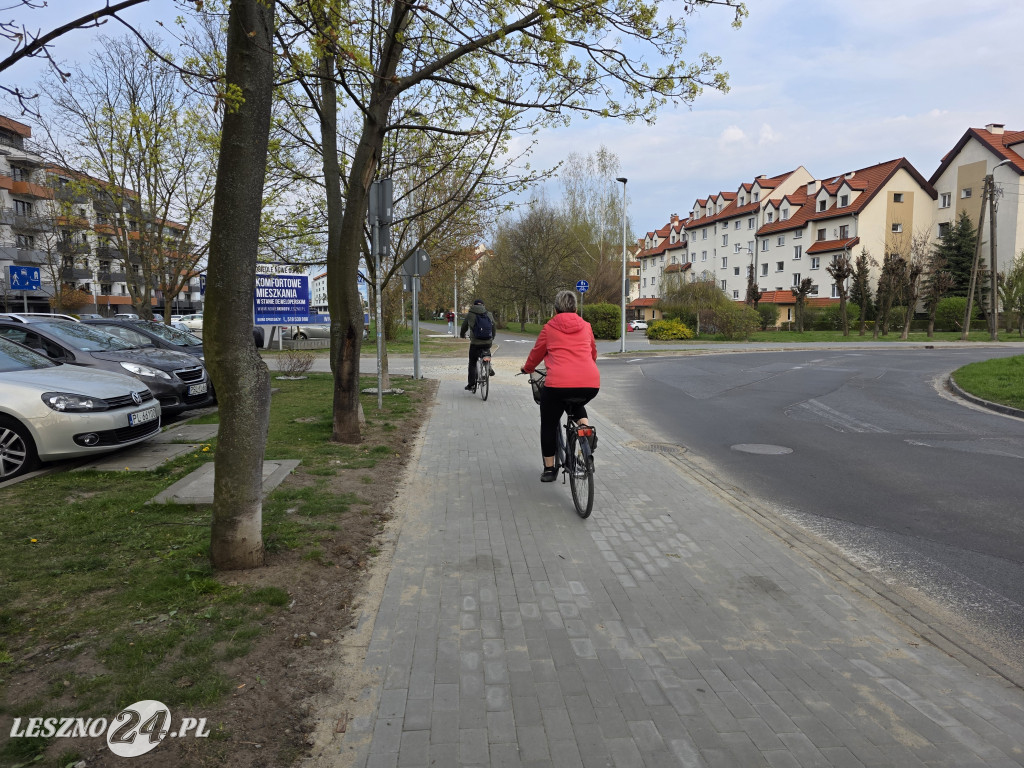 Nowa ścieżka pieszo-rowerowa w Lesznie