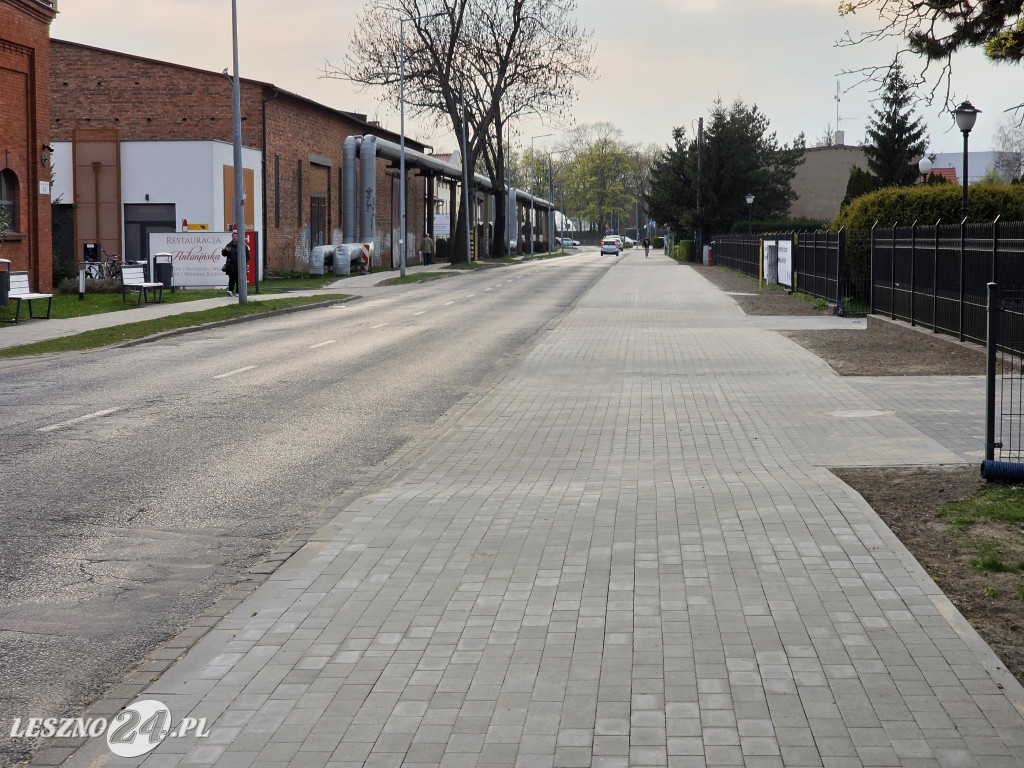 Nowa ścieżka pieszo-rowerowa w Lesznie