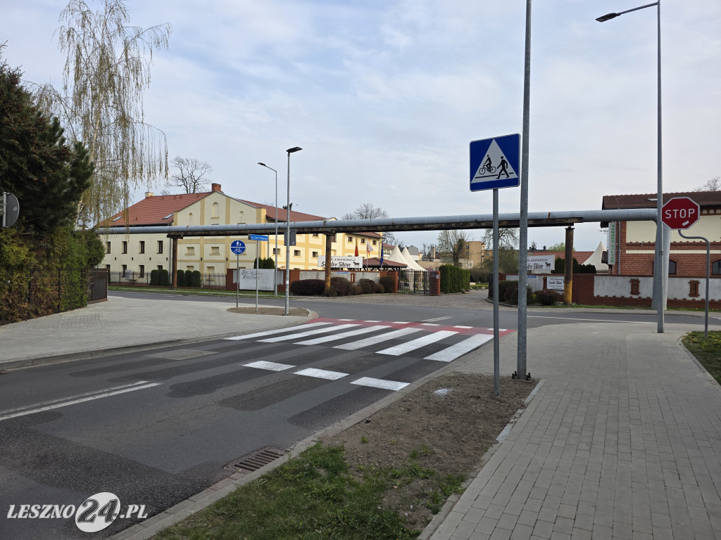 Nowa ścieżka pieszo-rowerowa w Lesznie