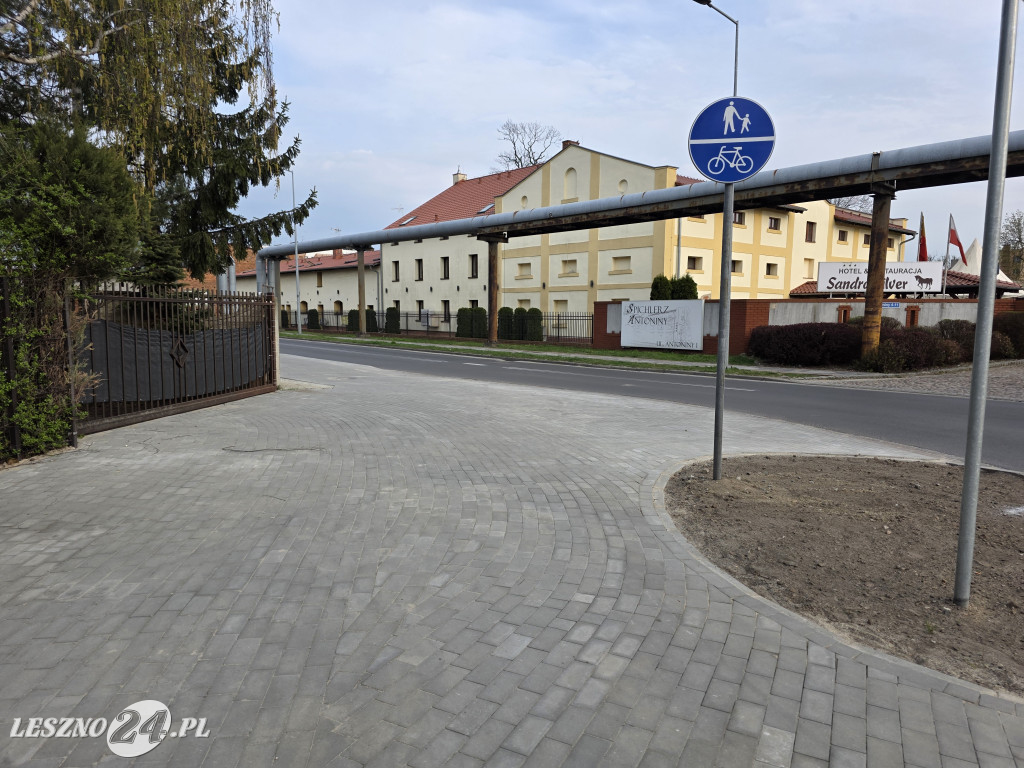 Nowa ścieżka pieszo-rowerowa w Lesznie