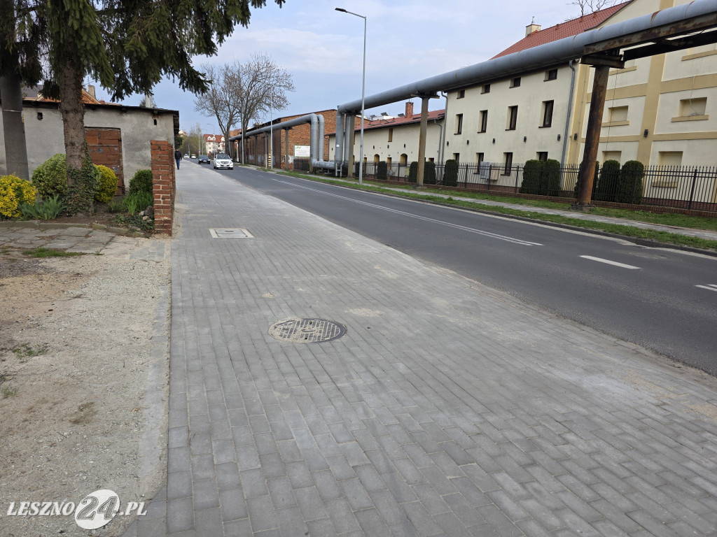 Nowa ścieżka pieszo-rowerowa w Lesznie