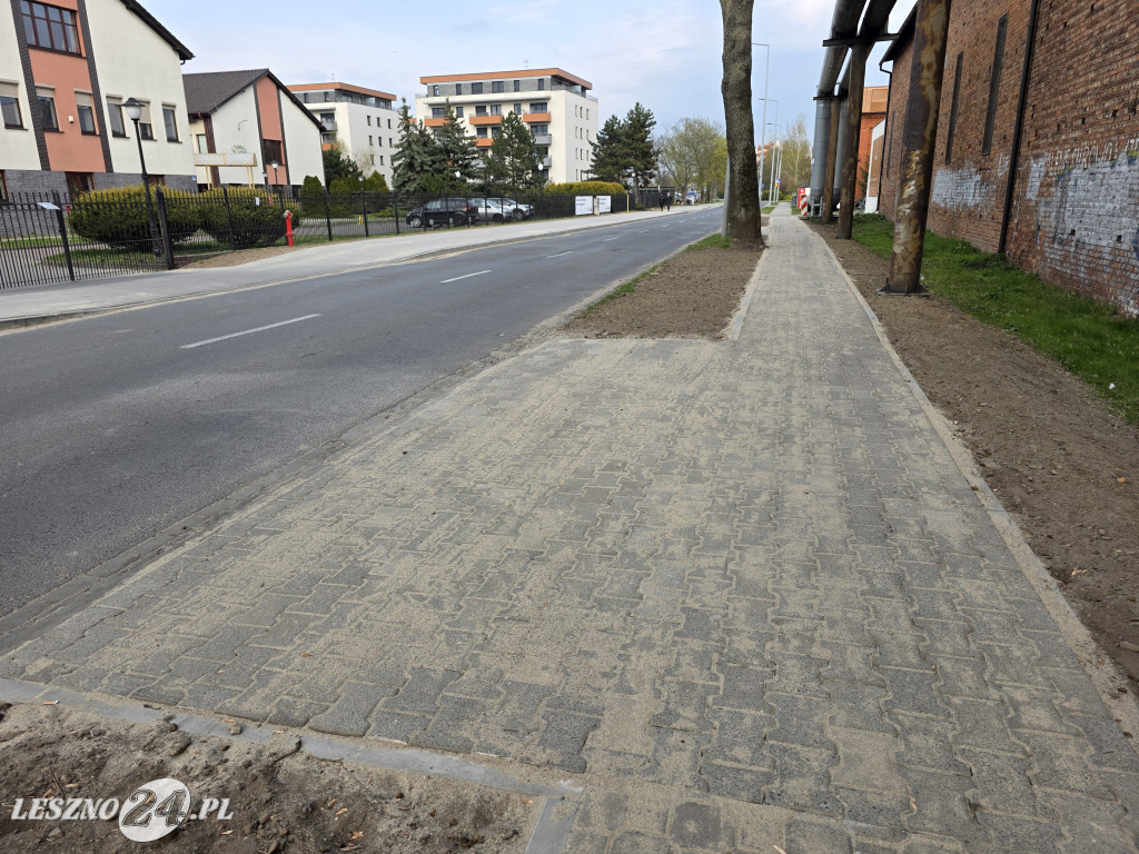 Nowa ścieżka pieszo-rowerowa w Lesznie