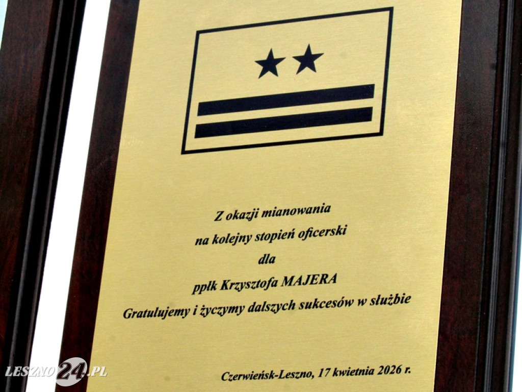 Jest nowy dowódca leszczyńskiego garnizonu