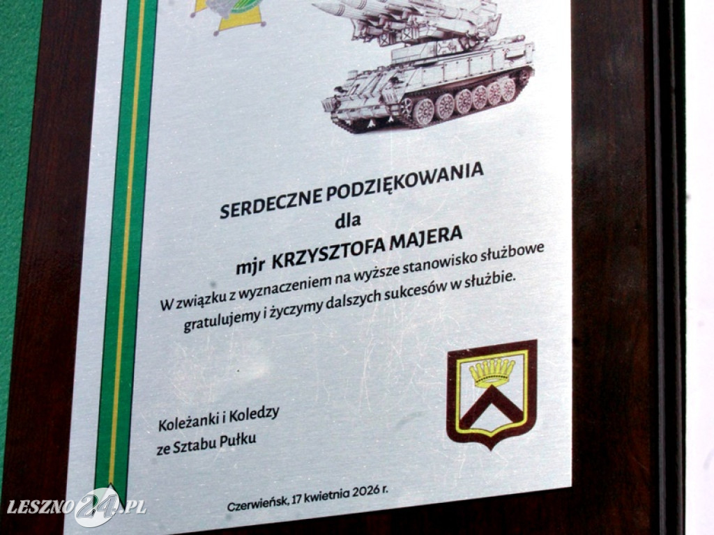 Jest nowy dowódca leszczyńskiego garnizonu