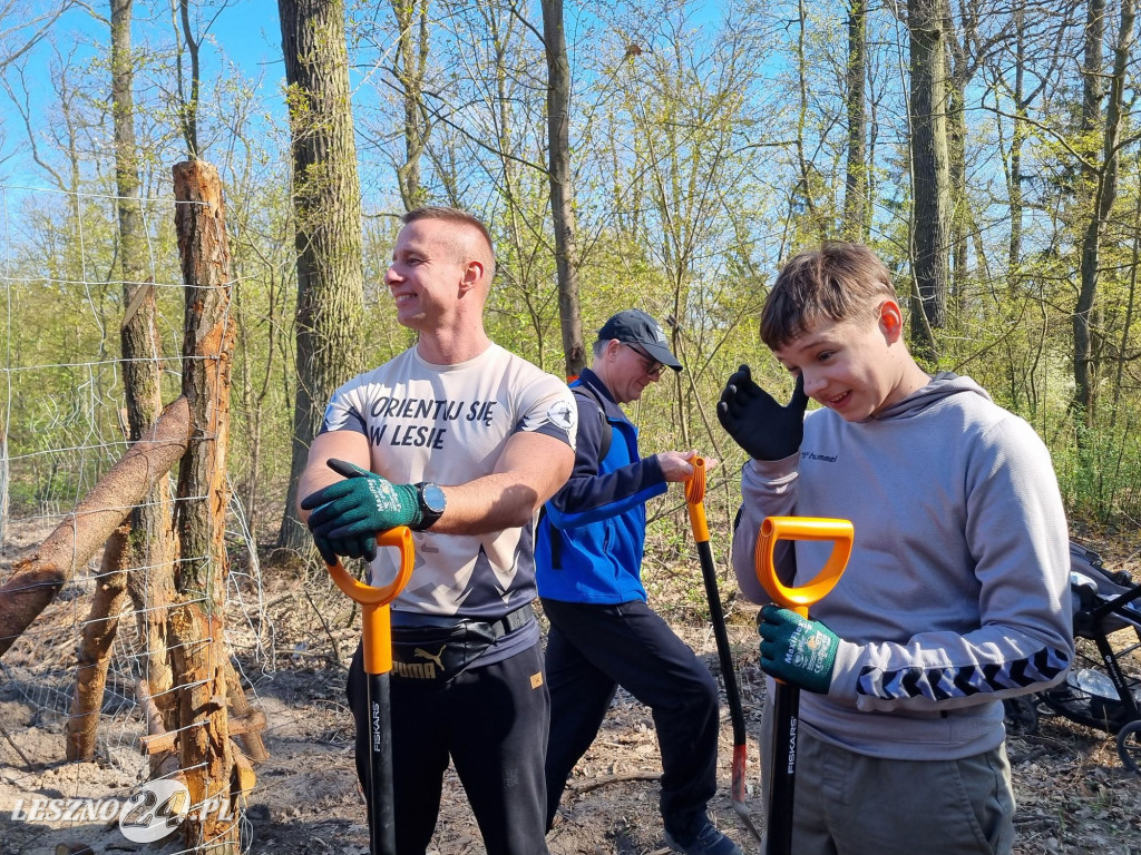Akcja sadzenia drzew w Nadleśnictwie Karczma Borowa