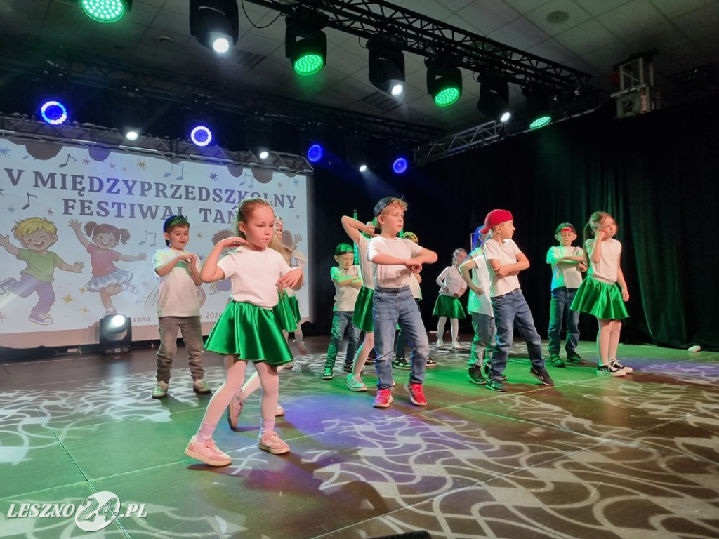 V Międzyprzedszkolny Festiwal Tańca w Lesznie