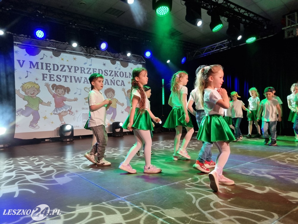 V Międzyprzedszkolny Festiwal Tańca w Lesznie