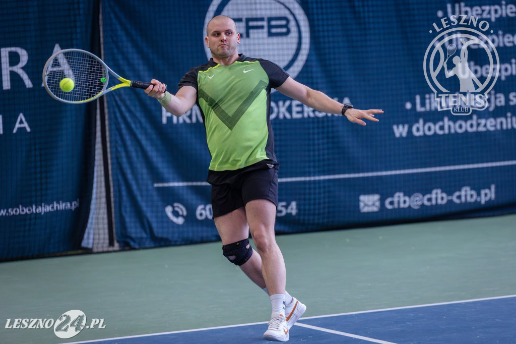 Tenisowe emocje na kortach Akwawit w Lesznie