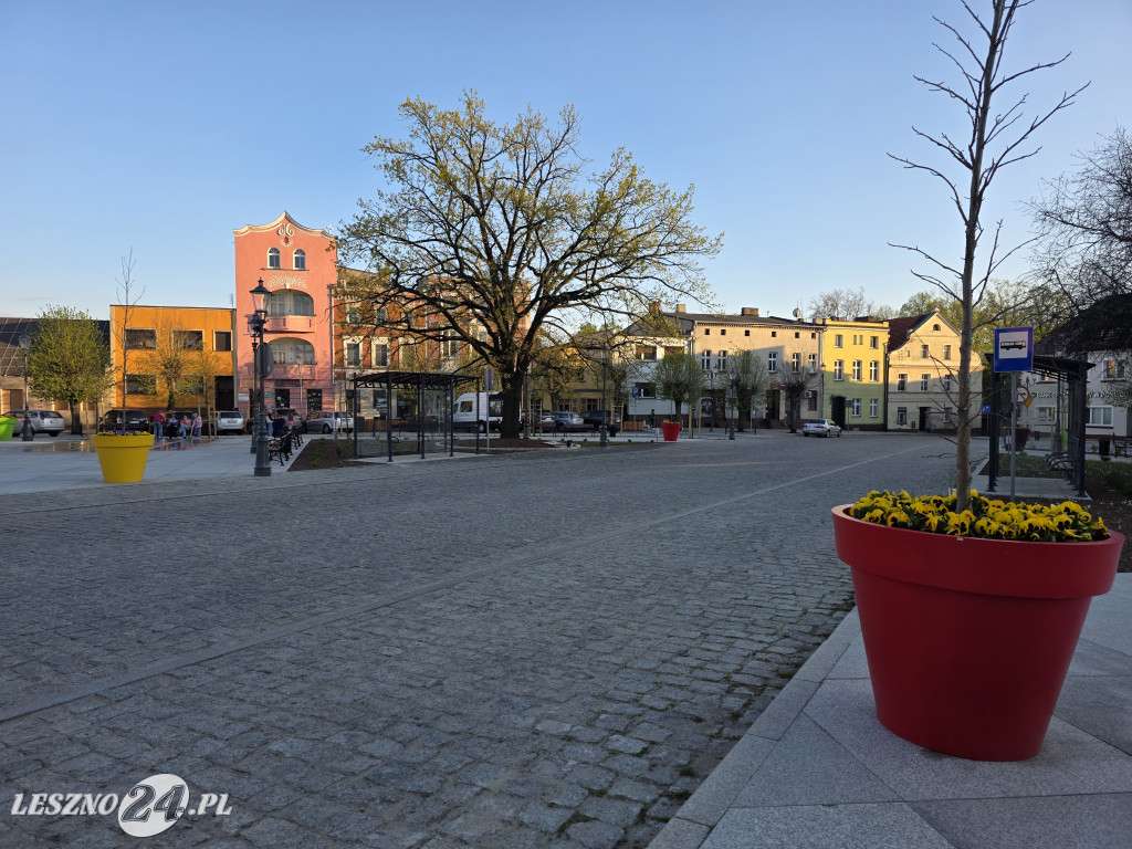 Fontanna na Rynku w Osiecznej
