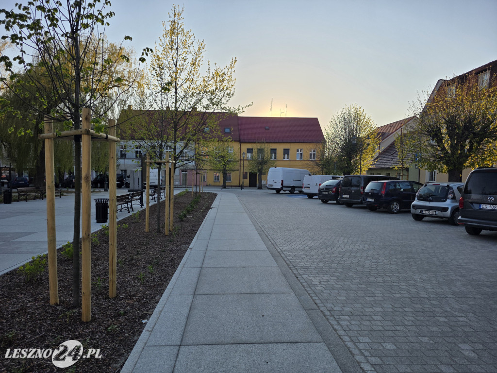 Fontanna na Rynku w Osiecznej