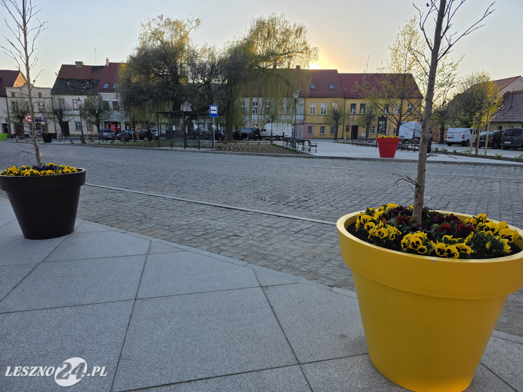 Fontanna na Rynku w Osiecznej