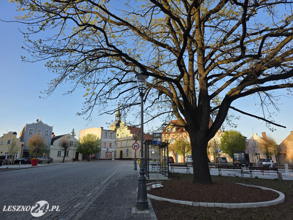 Fontanna na Rynku w Osiecznej