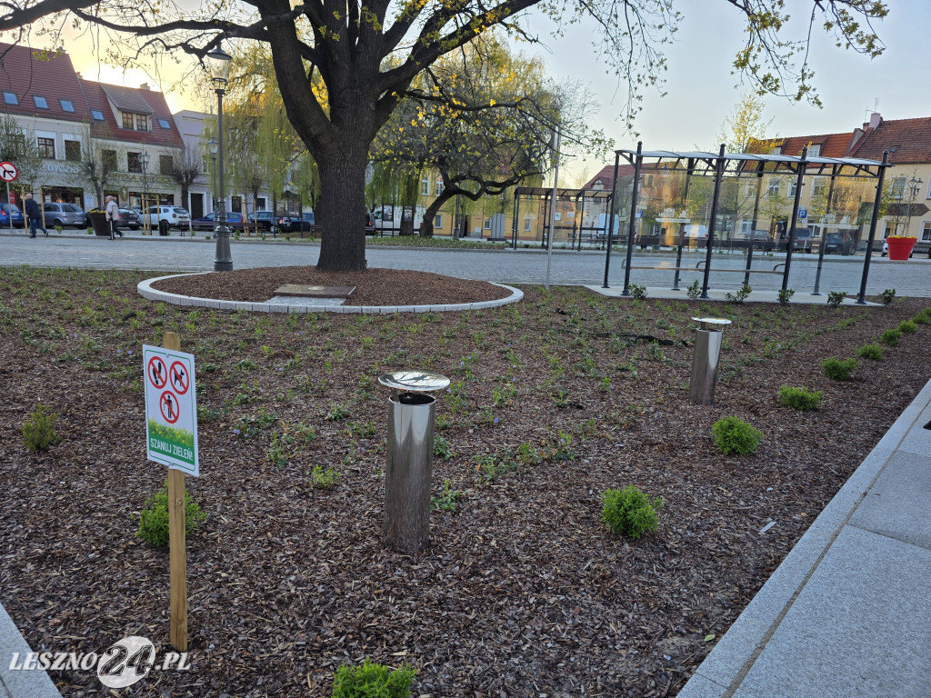 Fontanna na Rynku w Osiecznej