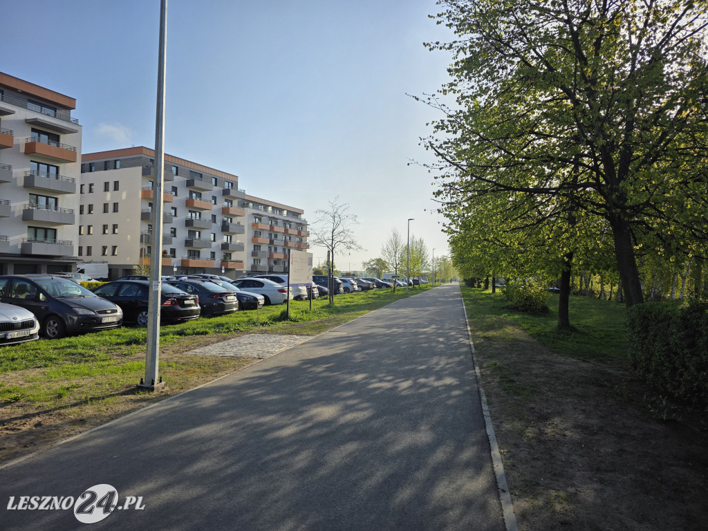 Nowa ścieżka pieszo-rowerowa w Lesznie