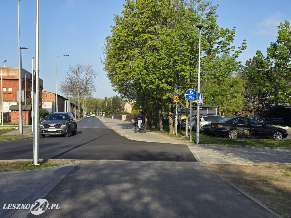 Nowa ścieżka pieszo-rowerowa w Lesznie