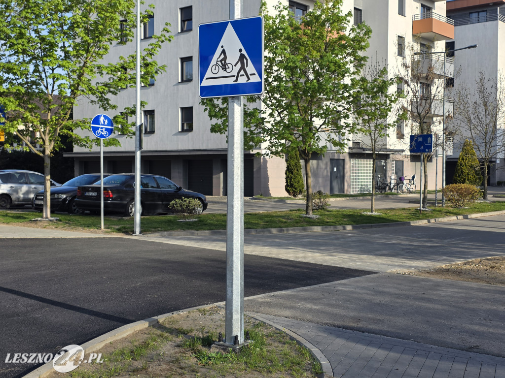 Nowa ścieżka pieszo-rowerowa w Lesznie