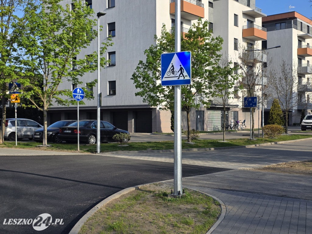 Nowa ścieżka pieszo-rowerowa w Lesznie