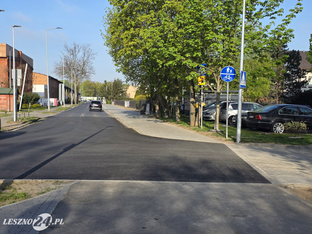 Nowa ścieżka pieszo-rowerowa w Lesznie