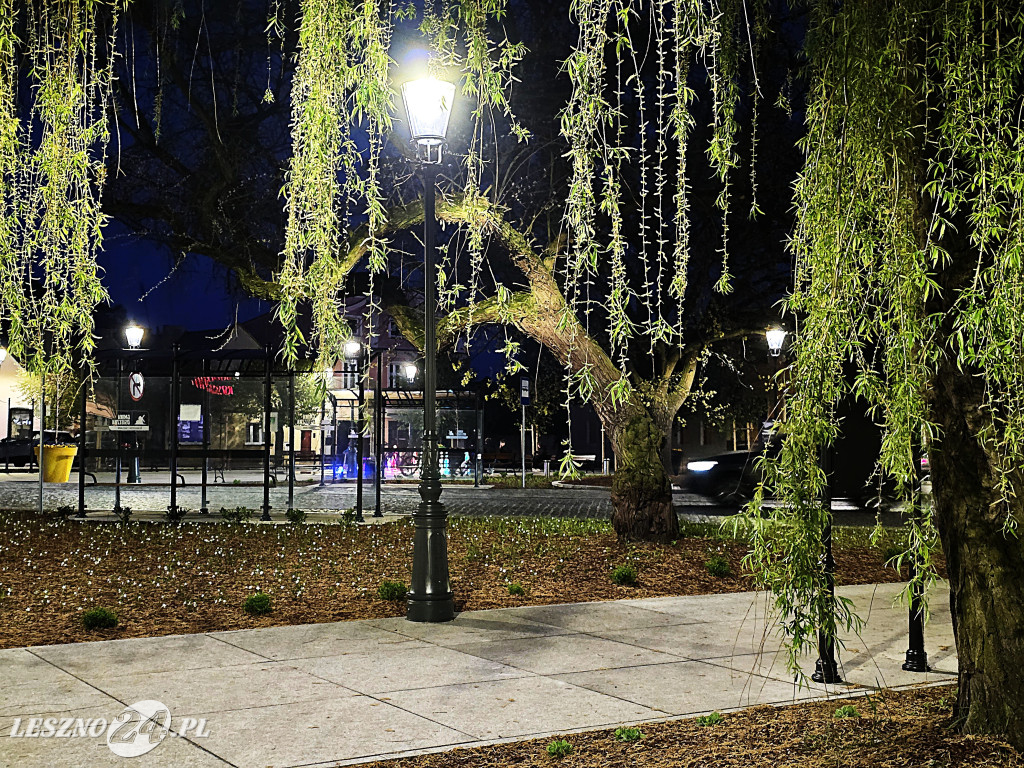 Fontanna na Rynku w Osiecznej