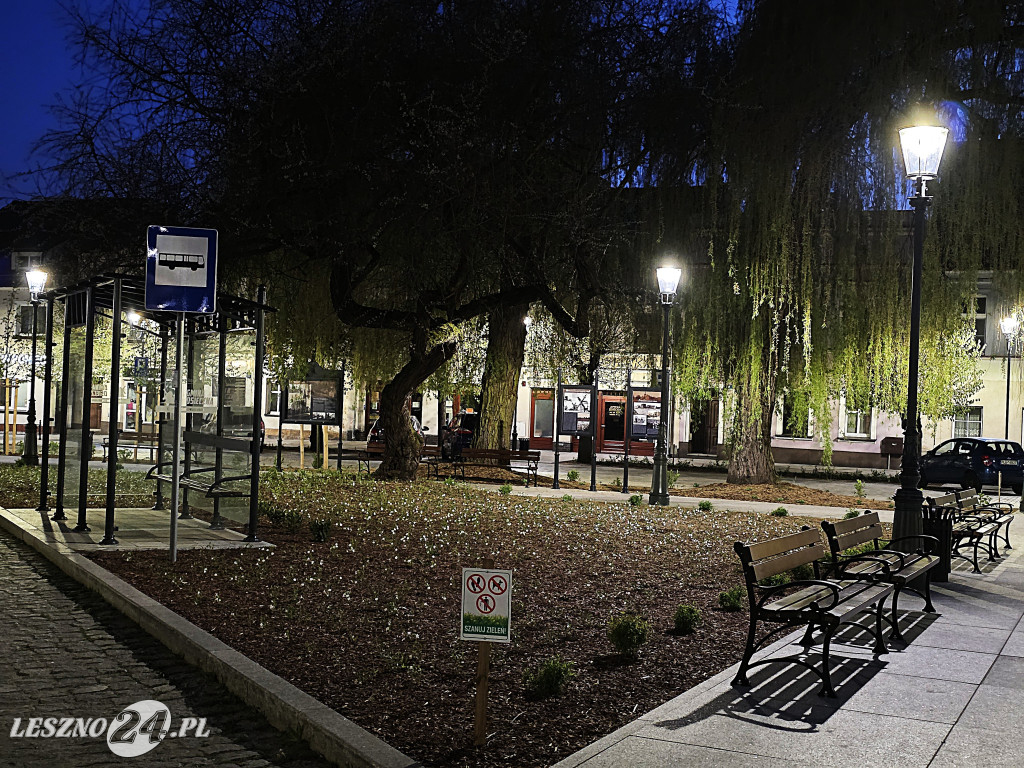 Fontanna na Rynku w Osiecznej