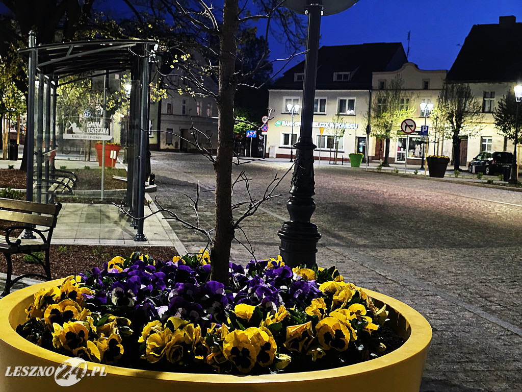 Fontanna na Rynku w Osiecznej