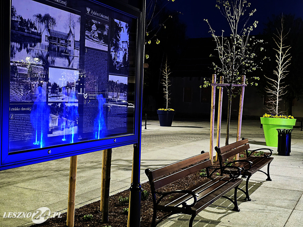 Fontanna na Rynku w Osiecznej